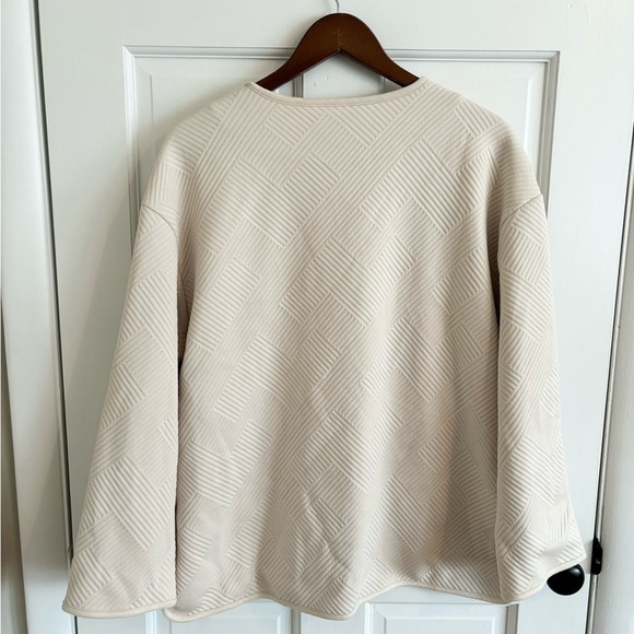 Sanctuary Cream Textured Knit Shacket size M new - Picture 8 of 8